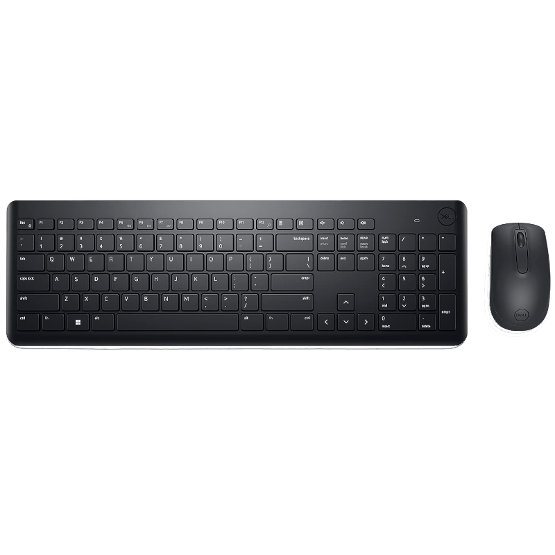 Клавіатура в комплекті з мишею Dell Wireless KM3322W Ukrainian, Black (580-AKGK)